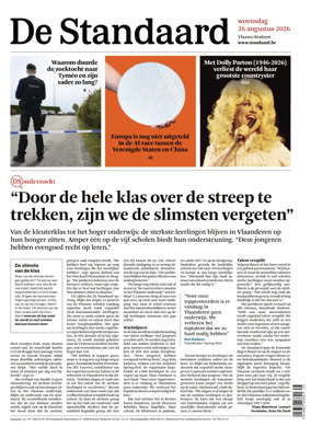 Cover of De Standaard