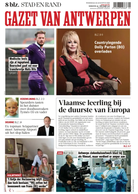 Cover of Gazet van Antwerpen Stad en Rand