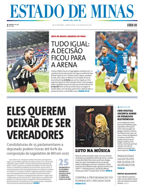 Cover of Estado de Minas (Brazil)
