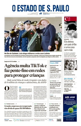 Cover of O Estado de S. Paulo