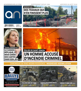 Cover of Acadie Nouvelle