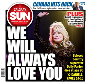 Cover of Calgary Sun