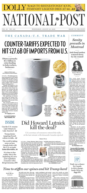 Cover of National Post - (Latest Edition)