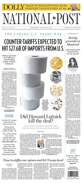 Cover of National Post - (National Edition)