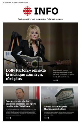 Cover of Radio-Canada Info