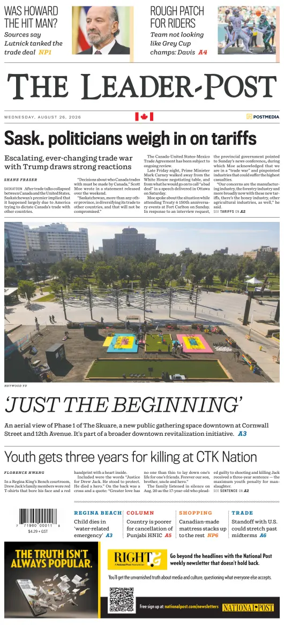Cover of Regina Leader-Post
