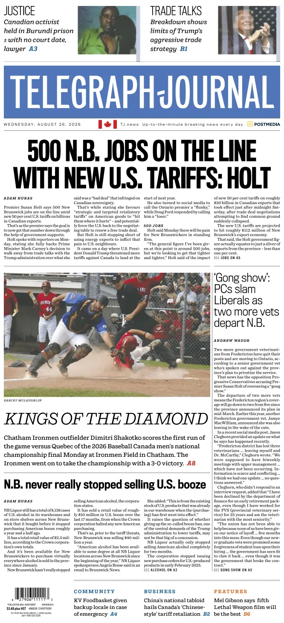 Cover of Telegraph-Journal