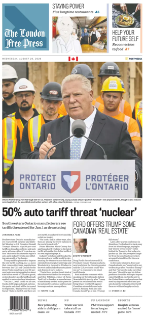 Cover of The London Free Press