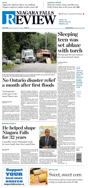 Cover of The Niagara Falls Review