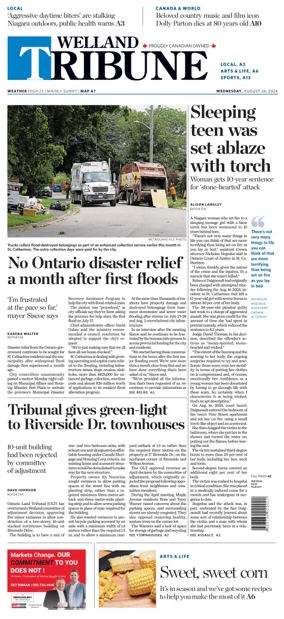 Cover of The Welland Tribune