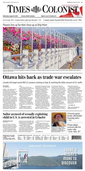 Cover of Times Colonist