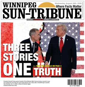 Cover of Winnipeg Sun