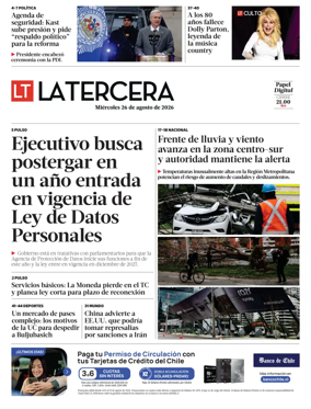 Cover of La Tercera