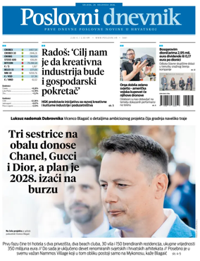 Cover of Poslovni Dnevnik