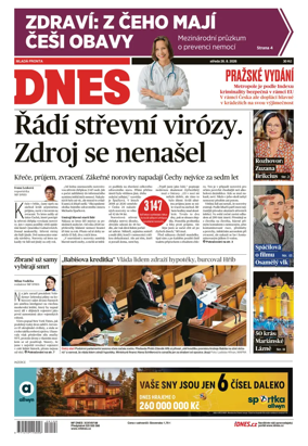 Cover of Dnes Prague Edition