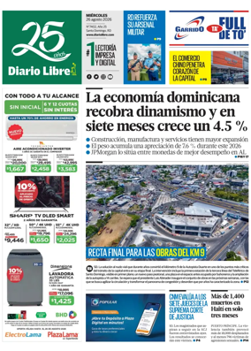 Cover of Diario Libre (Republica Dominicana)