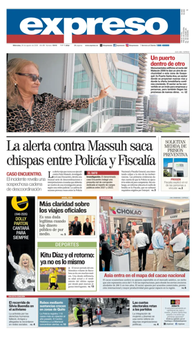 Cover of Diario Expreso