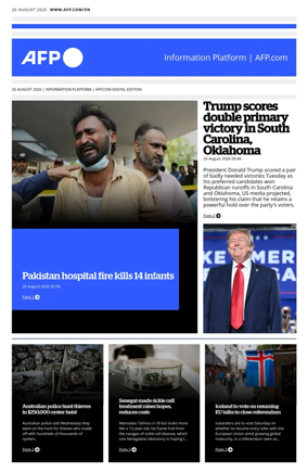 Cover of AFP English