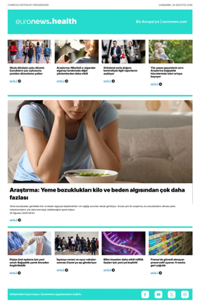 Cover of Euronews Health (Turkish) Compiled Edition