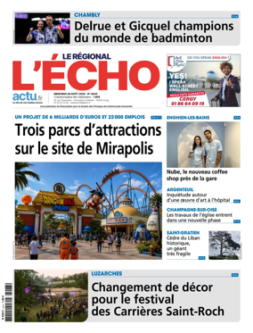 Cover of L'Echo le Regional