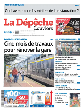 Cover of La Depeche Louviers