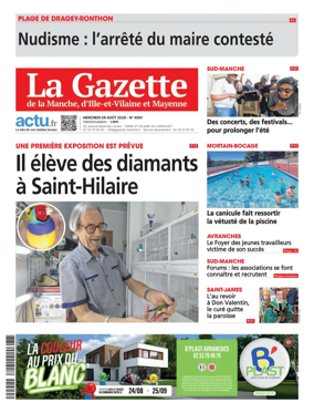 Cover of La Gazette de la Manche