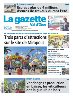 Cover of La Gazette Val d'Oise