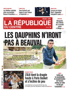 Cover of La Republique du Centre (Orleans - Loiret))