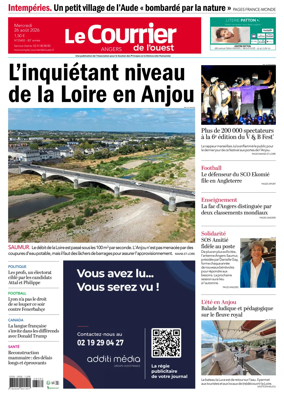 Cover of Le Courrier de l’Ouest (Angers)