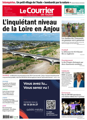 Cover of Le Courrier de l’Ouest (Nord Anjou)
