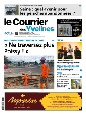Cover of Le Courrier des Yvelines (Poissy)