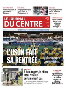 Cover of Le Journal du Centre