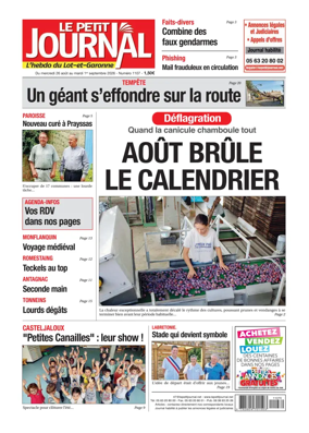 Cover of Le Petit Journal - L'hebdo du Lot-et-Garonne