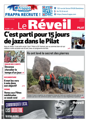 Cover of Le Reveil du Vivarais – edition Pilat