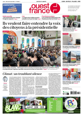 Cover of Ouest France (Caen - Bayeux - Falaise - Vire)