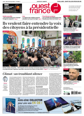 Cover of Ouest France (Challans / Saint-Gilles-Croix-de-Vie)
