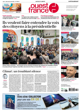 Cover of Ouest France (Chateaubriant)