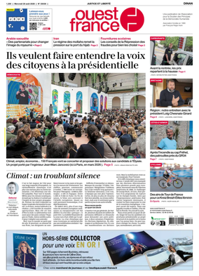 Cover of Ouest France (Dinan)