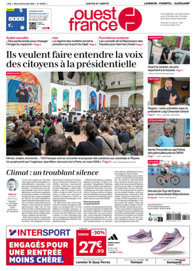 Cover of Ouest-France (Lannion / Paimpol / Guingamp)
