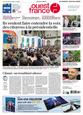 Cover of Ouest France (Les Herbiers / Montaigu)