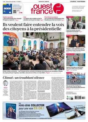 Cover of Ouest France (Loudeac / Rostrenen)