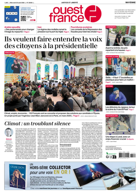 Cover of Ouest France (Mayenne)