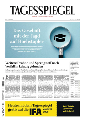 Cover of Der Tagesspiegel