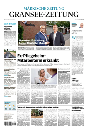 Cover of Gransee-Zeitung