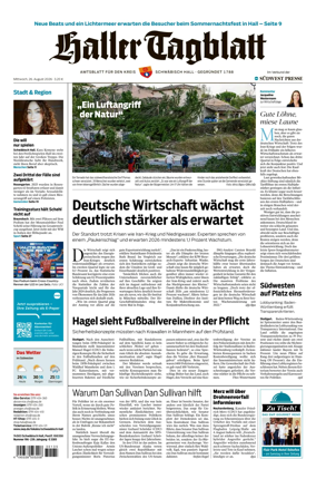 Cover of Haller Tagblatt
