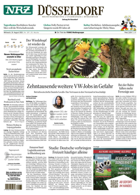 Cover of Neue Rhein Zeitung (Dusseldorf)
