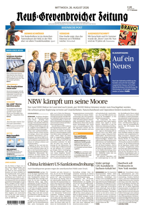 Cover of Neuss-Grevenbroicher Zeitung Neuss