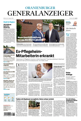 Cover of Oranienburger Generalanzeiger