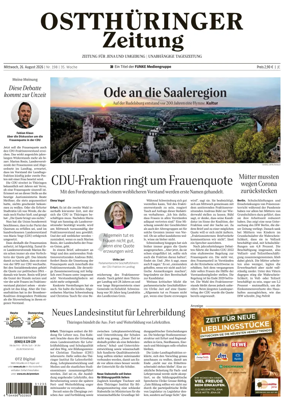 Cover of Ostthuringer Zeitung (Jena)