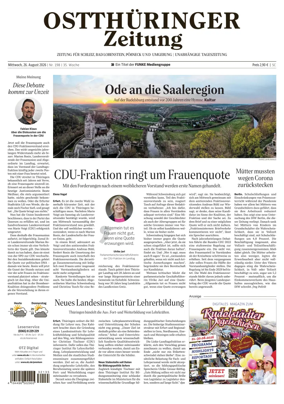 Cover of Ostthuringer Zeitung (Posneck)
